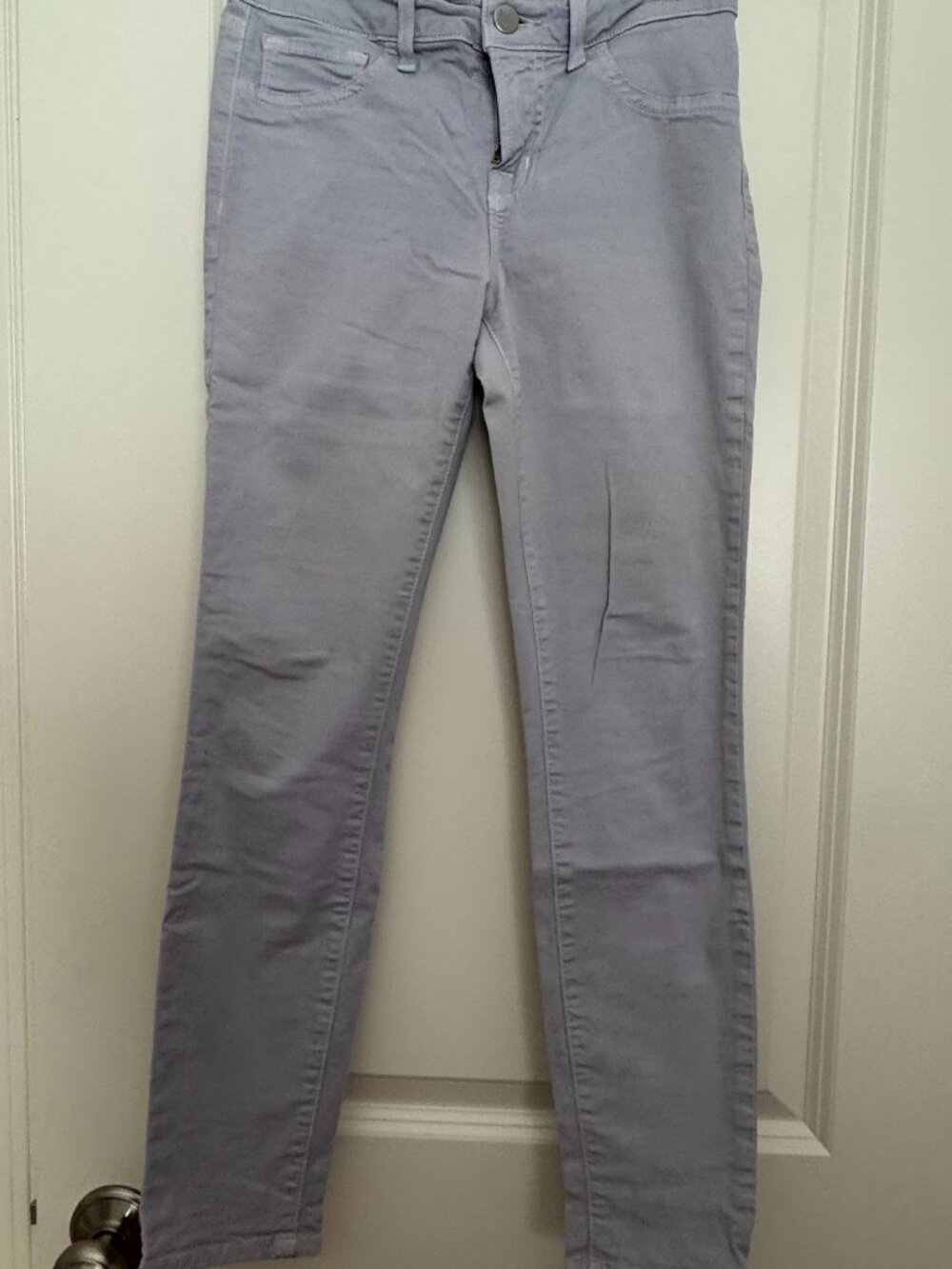 J Brand Lavender Skinny Capri Jeans Heliotrope Sz 25